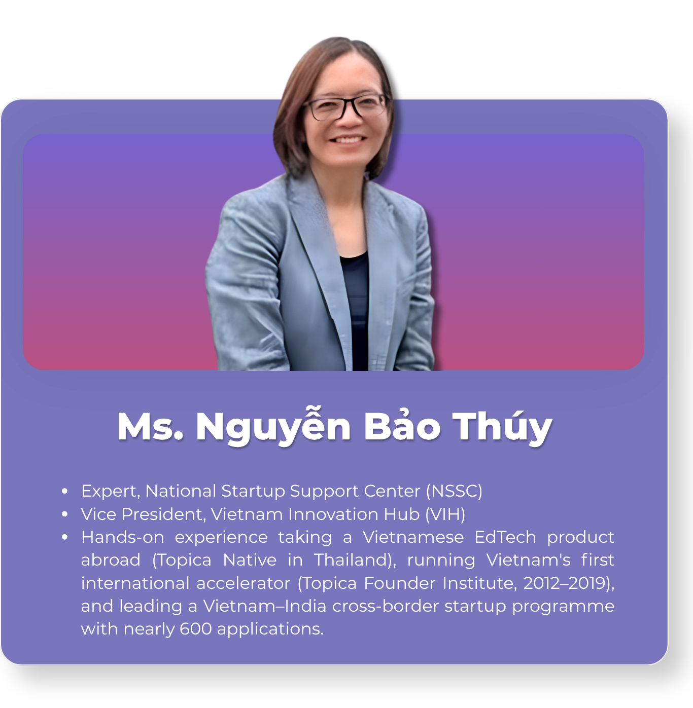 Ms. Nguyễn Bảo Thùy - Board of Mentors